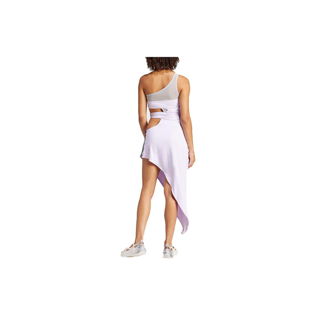 Adidas X Rui Zhou Collaboration Solid Color Hollow Out Casual Slim Fit Sleeveless Dress Women dresses Purple IU3062