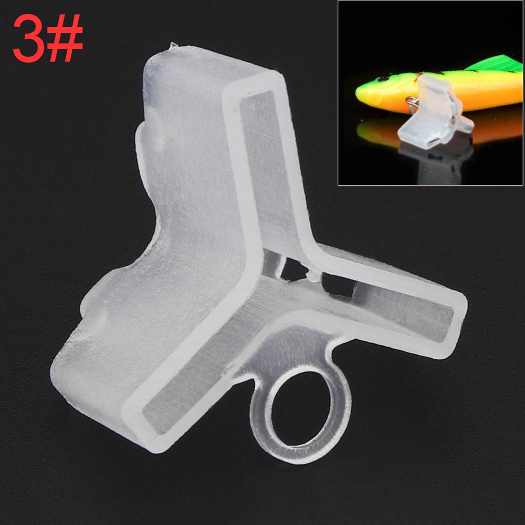50x Plastic Caps Protector Fishing Tackle Hook Safety Covers Treble Hooks