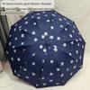 12-Rib Extra-Large Umbrella, Dual-Purpose for Sun and Rain, Sunshade Umbrella for Men and Women, Manual Reinforced Folding Sun Protection Umbrella