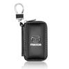 1 Stück Leder-Emblem Auto Schlüsselhülle Schlüsselanhänger Reißverschluss Schlüsselhülle Tasche Für Mazda CX5 2 CX3 CX9 MX5 RX8 Axela Demio MS CX5 2 Axela Demio Atenza MS GJI GH BK MP