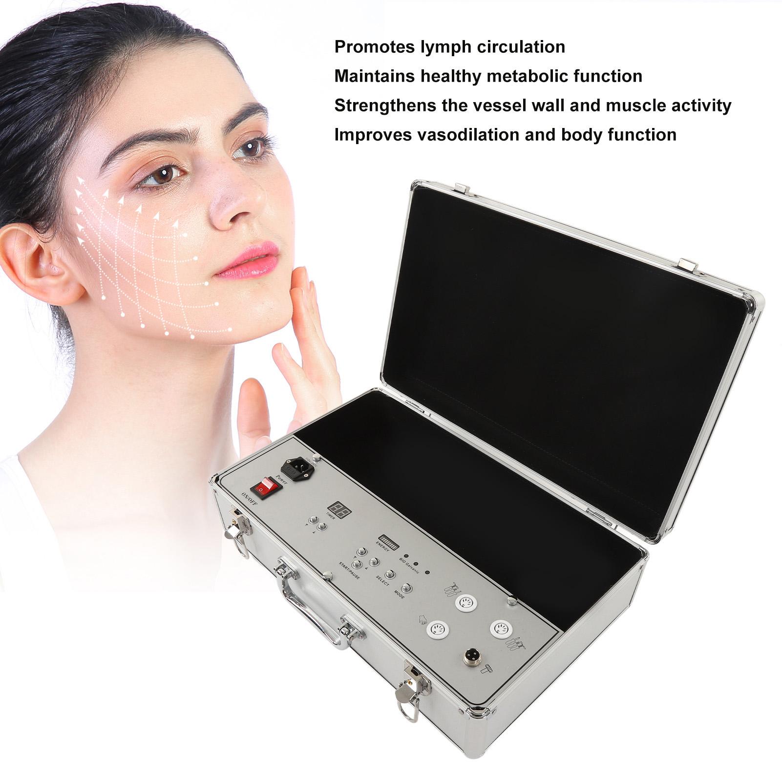 

Электроды Машина для подтяжки кожи Улучшает циркуляцию крови Устройство для подтяжки лица с БИО-перчатками Горячие US Plug