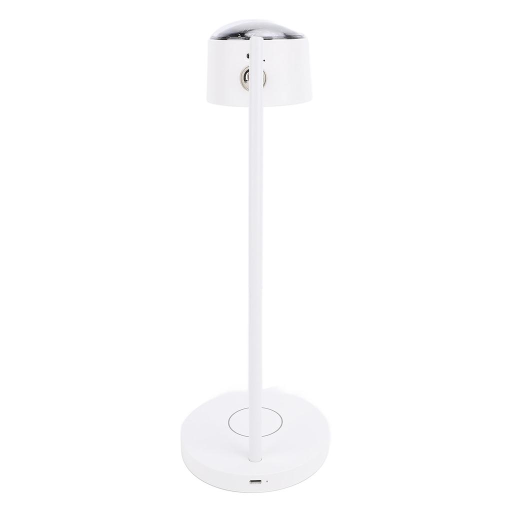 Projection Lamp Rechargeable Eye Caring Stylish Look Dimmable Gooseneck Table Lamp for Reading Living Room Bedroom