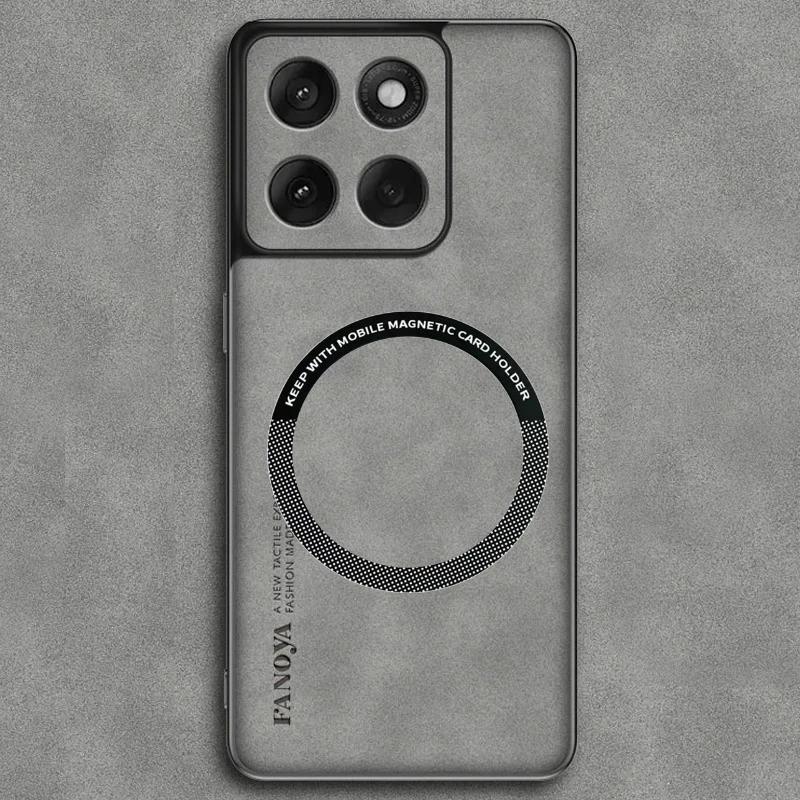 Leather Soft Phone Case for Motorola Signature Edge70 Pro Fusion+ Ultra G87 G77 G67 G57 G47 G37 G17 Power Magnetic Protect Cover