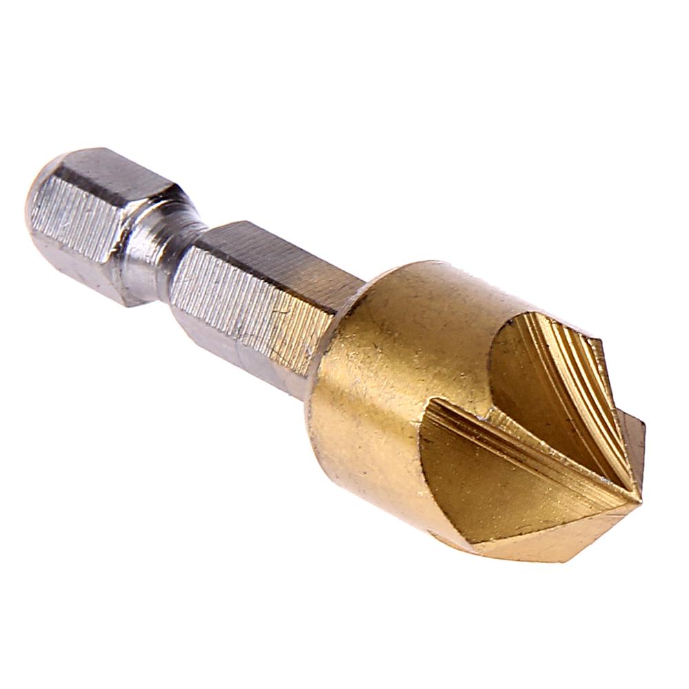 6pcs/set Metric Woodworking Countersink Drill Bit 90 Degree Steel Wood