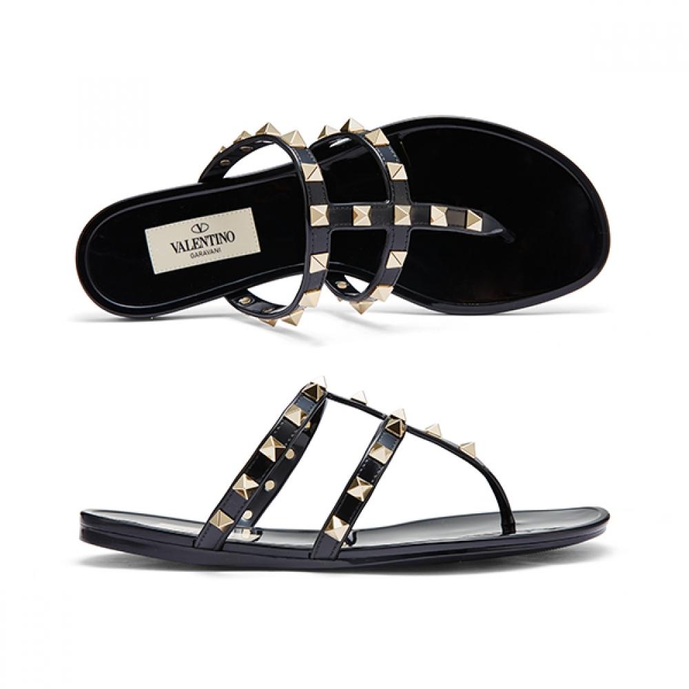 

Valentino Rockstud Flat Thong Flip Flop Slipper 6w2s0t84 Pvs 0no 6W2S0T84 PVS 0NO (39)