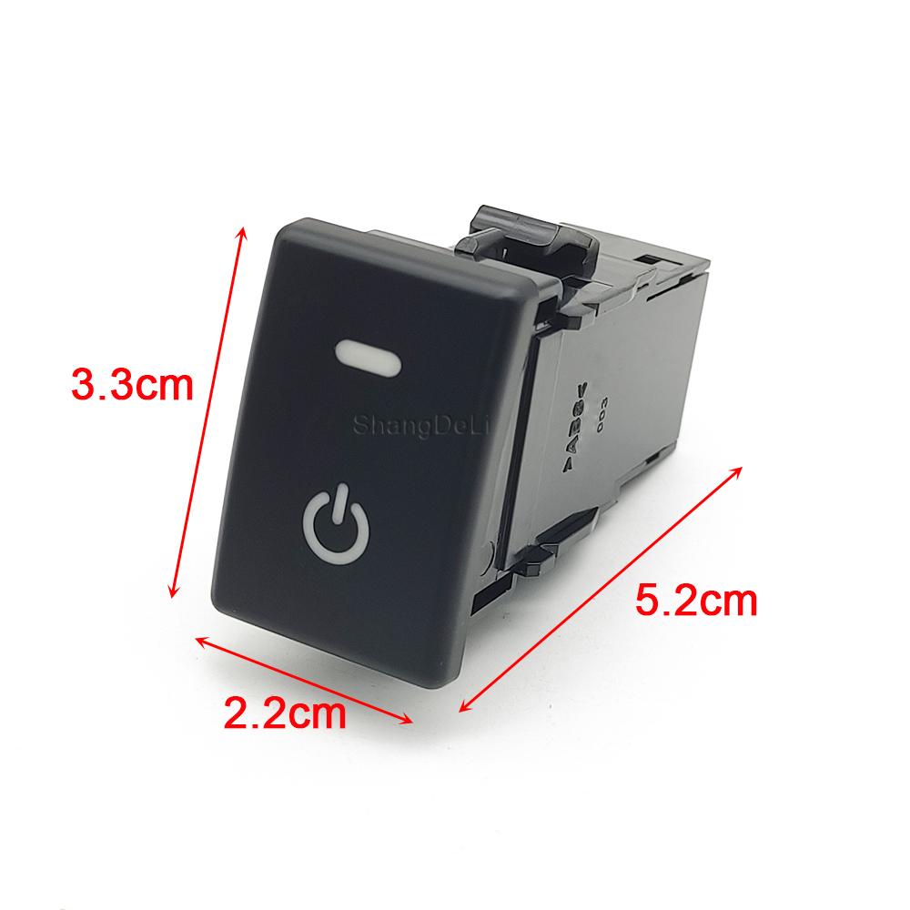 Car LED Spotlight Radar Fuel tank Rearview Steering Wheel Heating Button Switch with Wire for ISUZU MU-X D-MAX SPARK CROSS