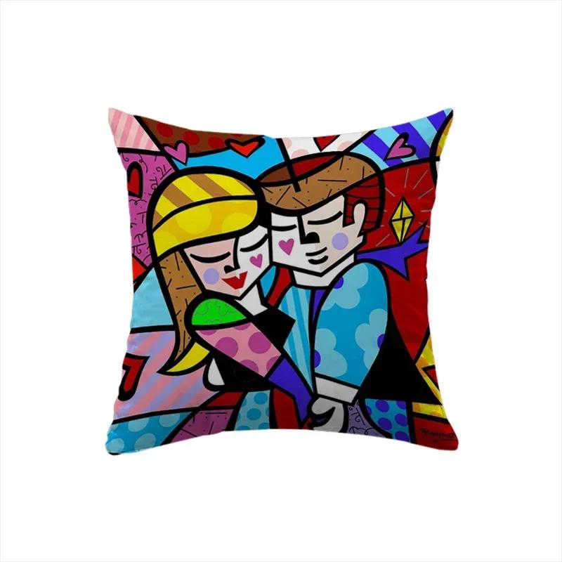 Luksuriøst Sofaputetrekk B-Britto Putetrekk Firkantet Putetrekk Hjemmetekstil Dakimakura Bryllupsgave