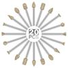 A84X-Rotary Tool Accessories Carving Tools 20Pcs Diamond 60 Grit 1/8 Inch Shank Glass Etchingkit Engraving Pen For Metal,Wood