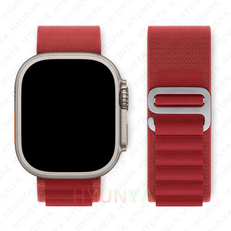 Alpine Λουράκι για Apple Watch Band Σειρά 10 9 8 7 SE Ultra 2 41mm 42mm 45mm 46mm 49mm 40mm 44mm IWatch Correa Λουράκι Ρολόι Βραχιόλι