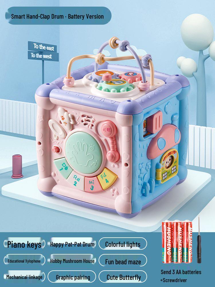 Детский многосторонний ручной барабан-игрушка для раннего развития