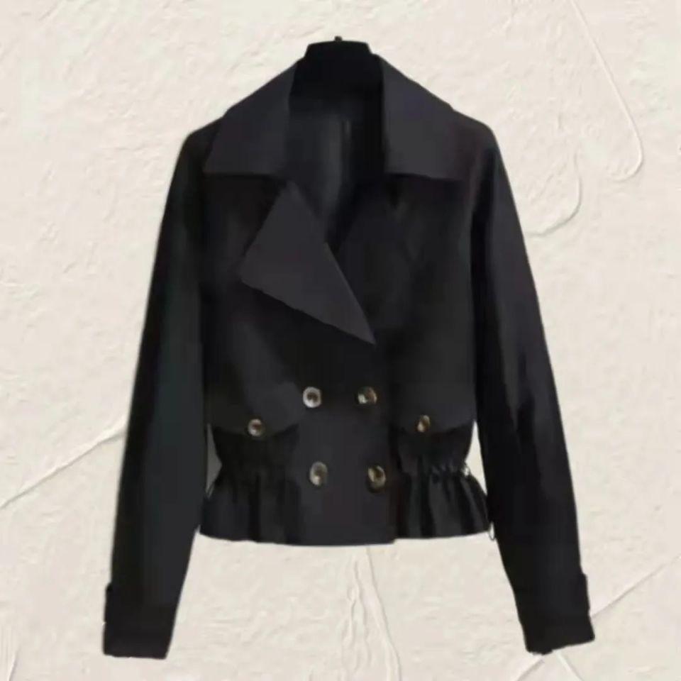 Women's Short Windbreaker Jacket Women's Korean Version Loose Autumn Versatile Short Jacket