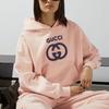 Gucci Logo Embroidered Jersey Hoodie 768122-XJF8S-5874