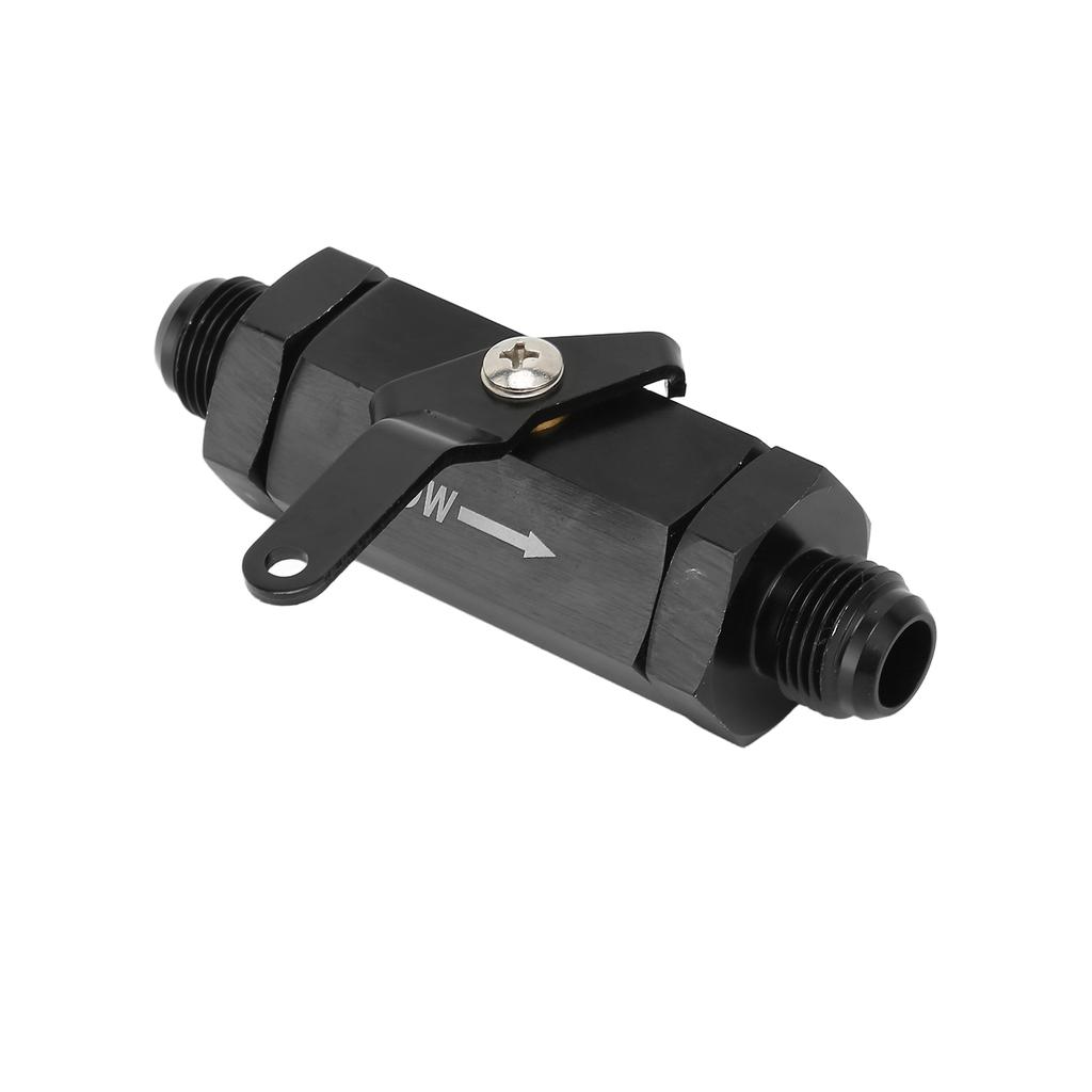 Aluminium Alloy Shut Off Valve Check Valve Fuel Fitting Automobile Repacking for AN8 Fuel Pipe