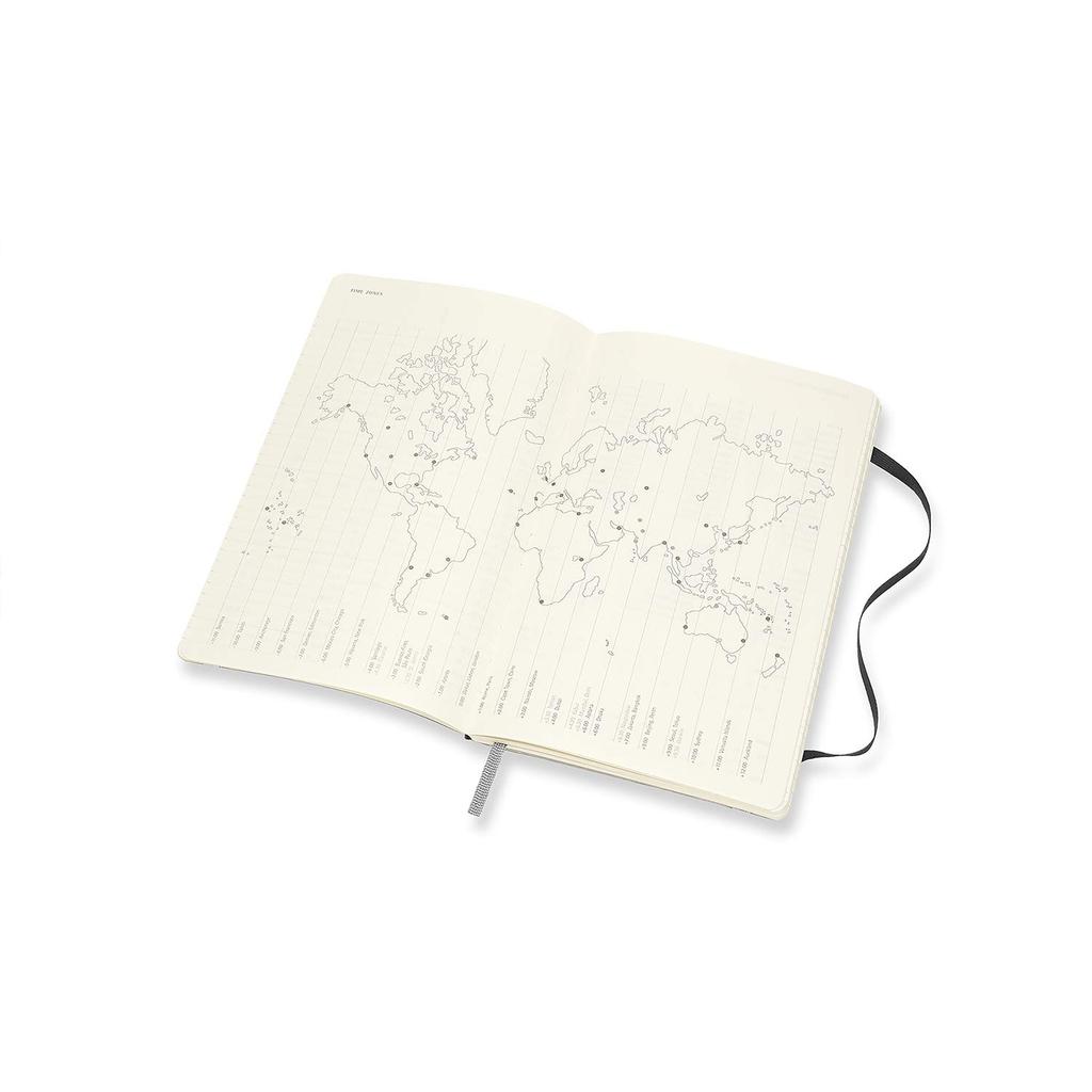 Moleskine 2021 Monthly Planner, 12M, Large, Black, Soft Cover (5 x 8.25)