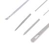 6PCS Paracord Stitching Set Stainless Steel Lacing Needles Smoothing Tool for DIY Paracord Work Leather Weaving
