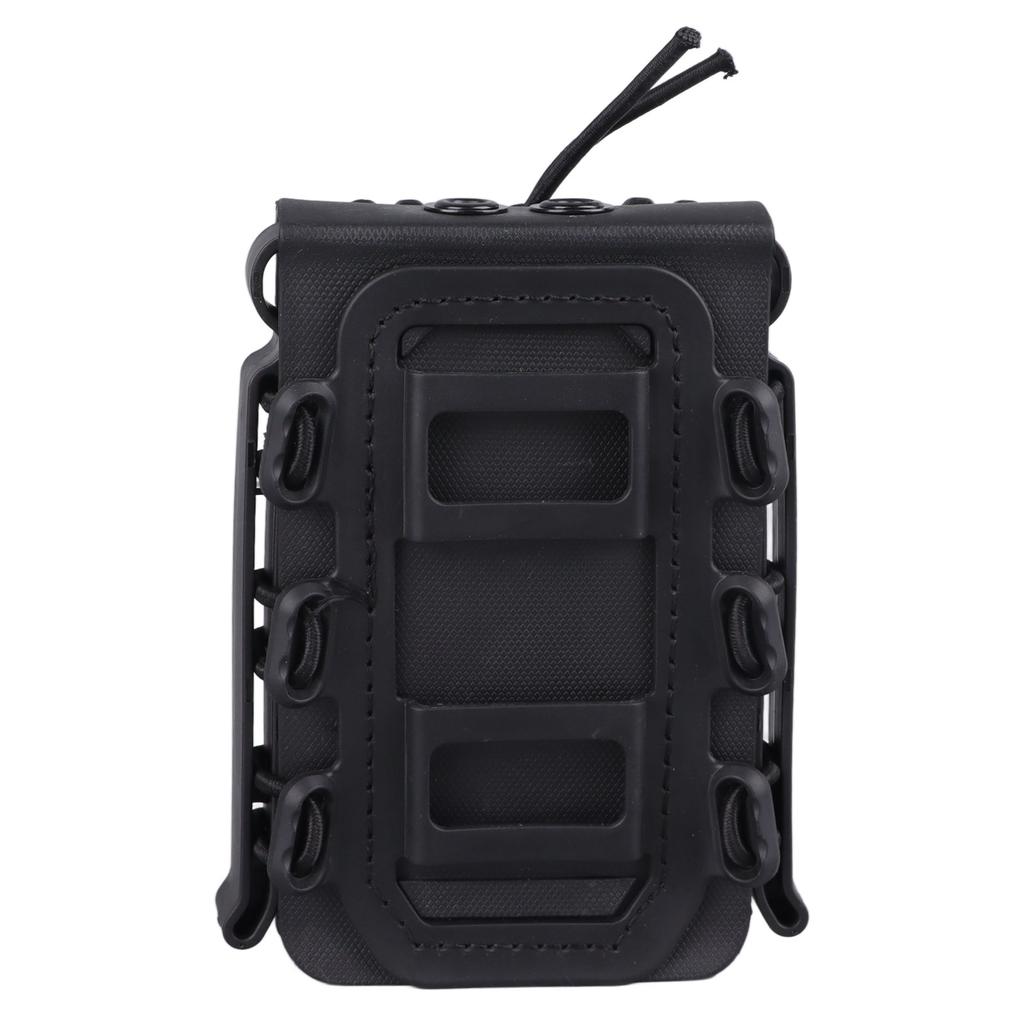 Shooting Magazine Pouch Plastic Black Universal 5.56mm 7.62mm Magazine Clip Pouch for Outdoor Game
