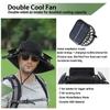 Breathable Outdoor Wide Brim Sun Hat Waterproof Wide Brim Solar Fan Hat  for Men Women