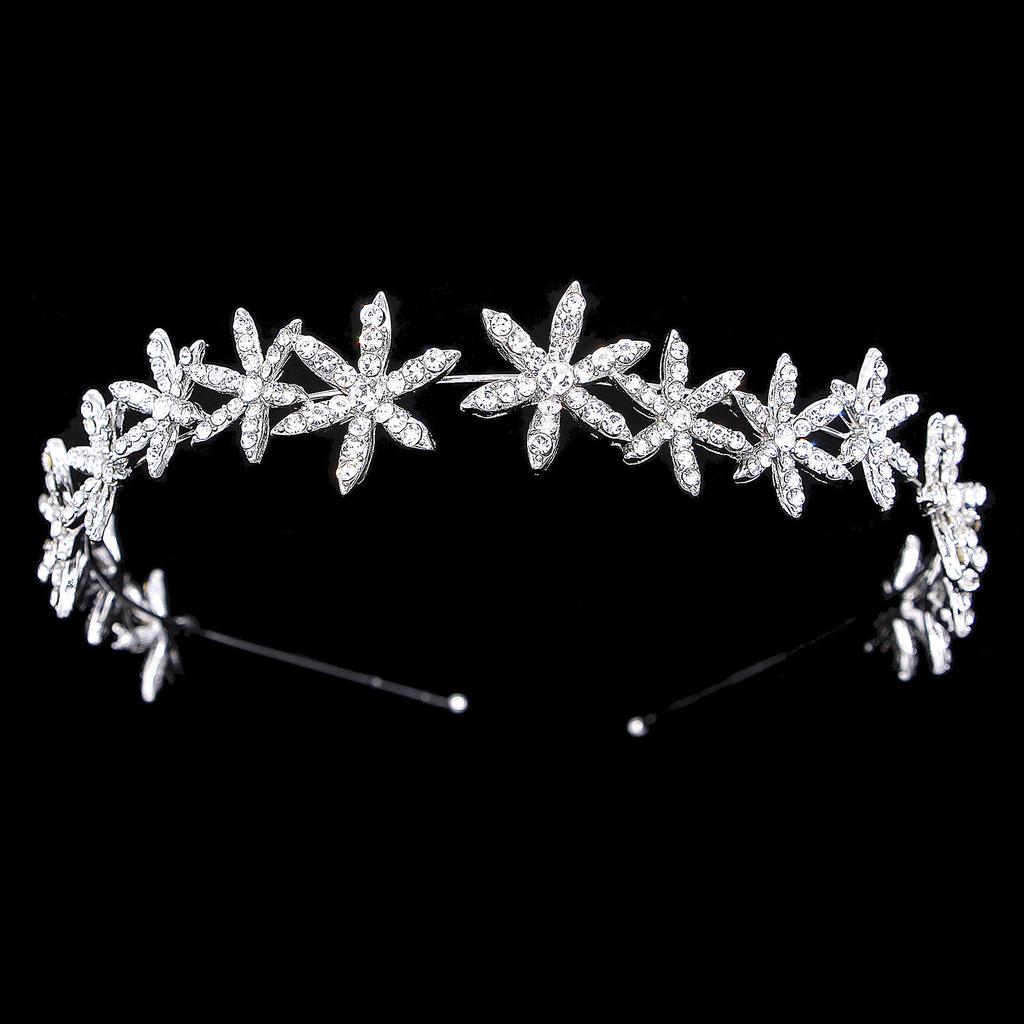 New Princess Rhinestone Bridal Wedding Crown Headband Flower Ornament Photography Headdress