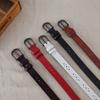 Fashionable Womens Leather Waist Belt With Alloy Closure For Daily Casual Outfits