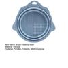 Yousheng Foldable Makeup Brush Cleaner Bowl Portable Silicone Cosmetic Brushes Powder Puffs Makeup Sponges Cleaning