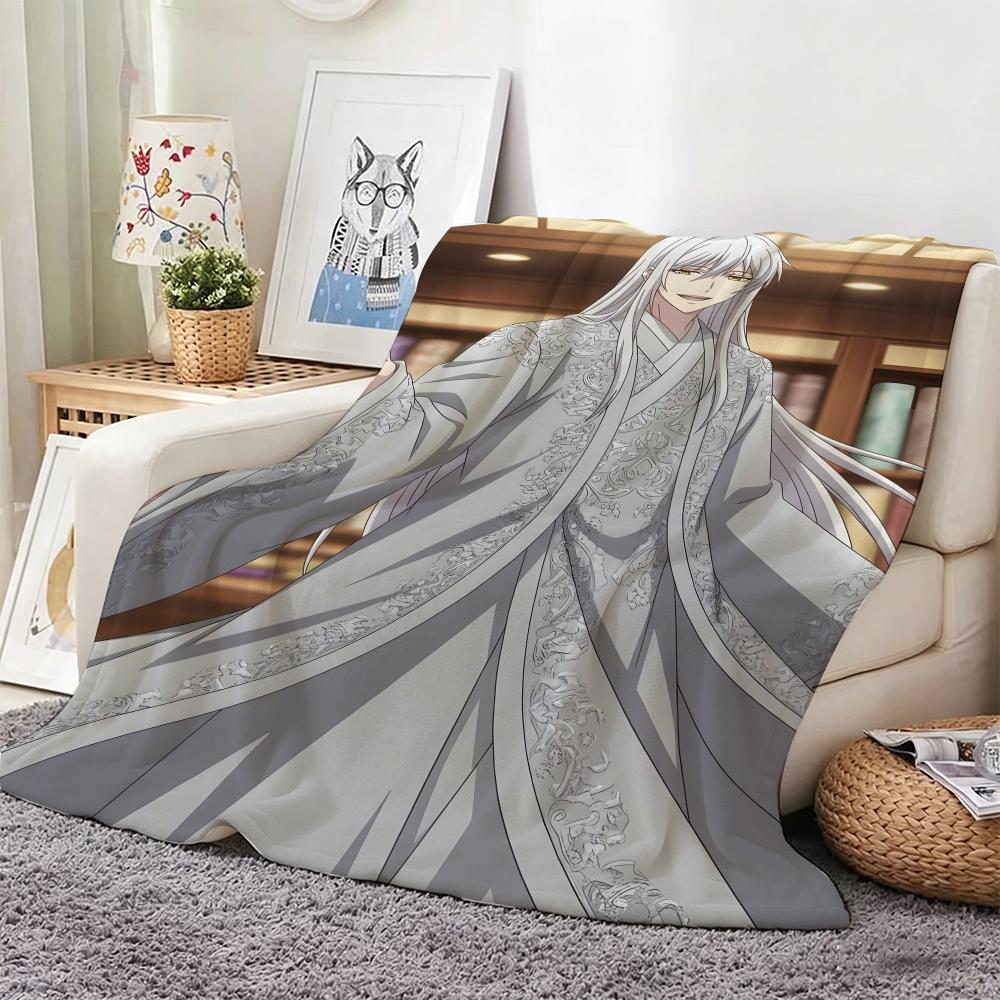 Anima A-Ayame S-Sohma Throw Lightweight 240G Flannel Blanket Soft Skin-Friendly For Summer Cooling