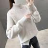 Autumn Winter Women's Turtleneck Sweater, Loose and Thick, Autumn-winter, Long Sleeve, Warm, Knitted Sweater