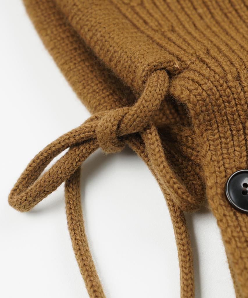 FRIZMWORKS Merino Wool Knit Balaclava _ Caramel