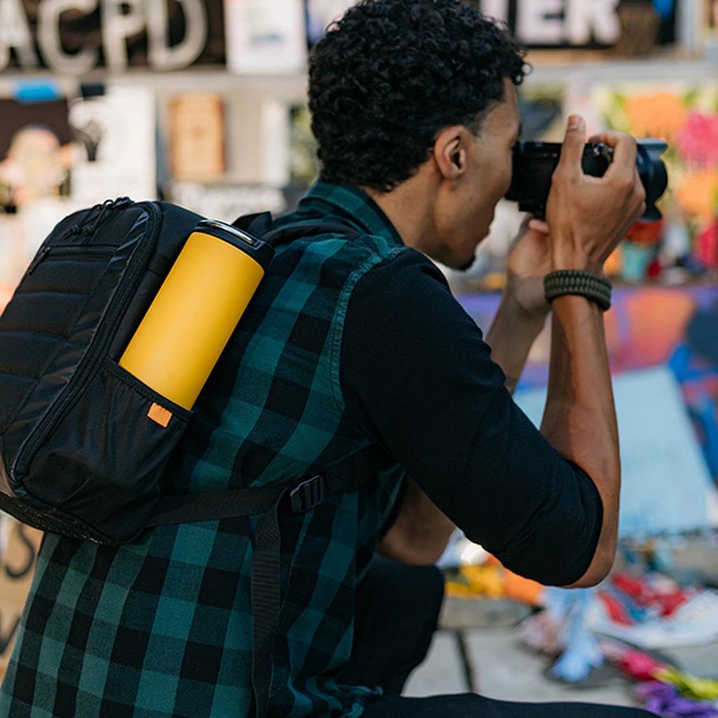 Klean Kanteen TK Wide Mug with Cafe 20oz 1008362 Cap, Black, (591ml),