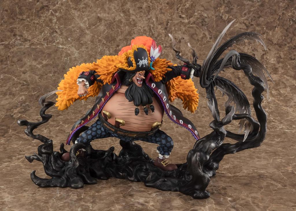 TAMASHII NATIONS Figuarts ZERO Fierce One Piece Marshall Teach Dark Water 240mm PVC ABS Painted Complete Figure [Super Battle] D. - - Approx. &