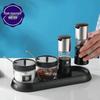 Chui Shan Hai 304 Stainless Steel & Glass Seasoning Set