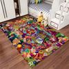 Colorful Abstract Art Pattern Carpet for Living Room Decor, Modern Style Suitable for Use As an Anti-slip for Living Room Bedroom Sofas