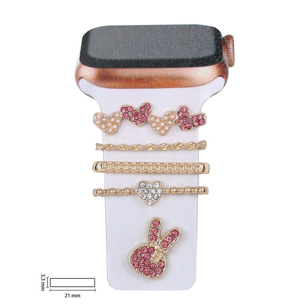 

Брошка Прикраса для Ремінця Годинника для Apple/Huawei/Samsung Watch Прикраси для Ремінця Годинника 6