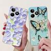 Für Realme Note 50 Hülle RMX3834 Niedliche Katze Bemalte Abdeckung Klare Silikon Weiche TPU Handyhülle Für Realme Note 50 Note50 Fundas Coque