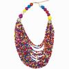 Bohemian Multi-layer Ethnic Seed Bead Necklace Set