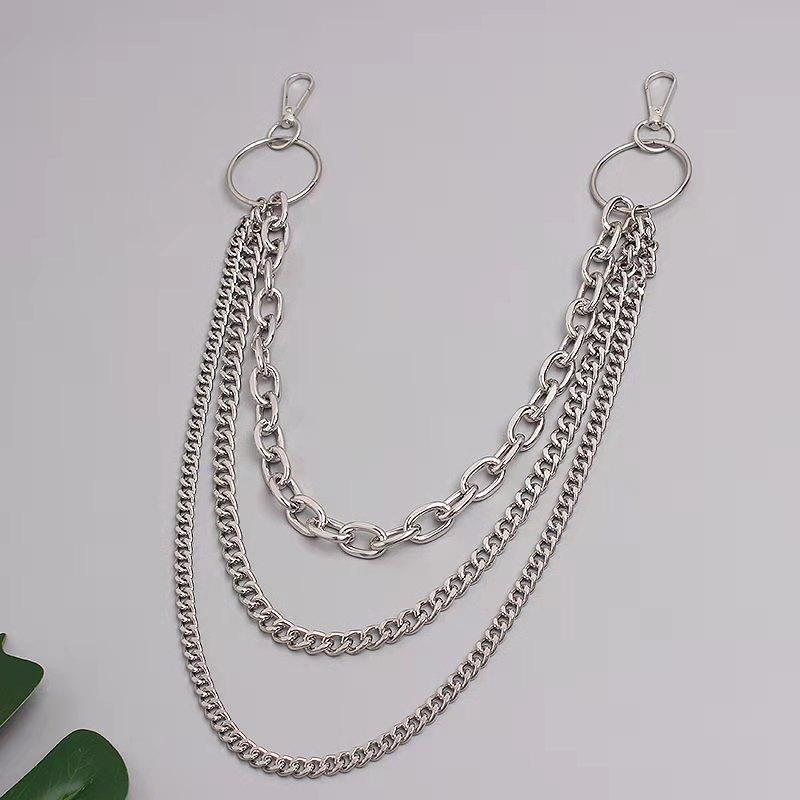 European and American Personality Creative U-shaped Thick Chain Versatile Body Chain Women's Simple Multi-layer Tassel Geometric Chain Waist Chain