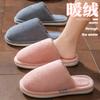 2025 new non-slip cotton slippers autumn couple home indoor velvet thickened warm elderly shoes