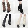 Women Winter Padded Puffer Leg Warmers for Outdoor Work and Sports Adjustable Drawstring Flared Boot Covers Long Socks