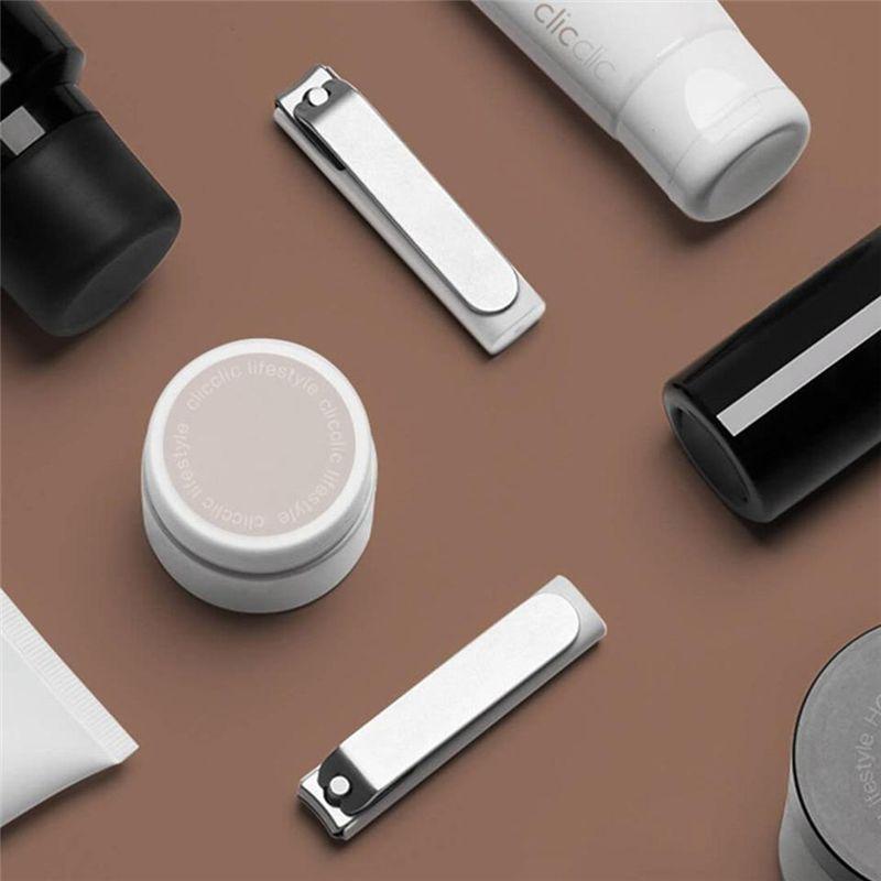 Practical-Fingernail Clipper Stainless Steel Anti-Splash Incisive Serviceable Portable Pedicure Trimmer With Shell And Fingernai