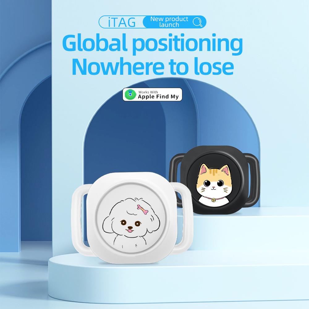 AirTag Haustier-Tracker: Bluetooth GPS Halsband für Katzen & Hunde