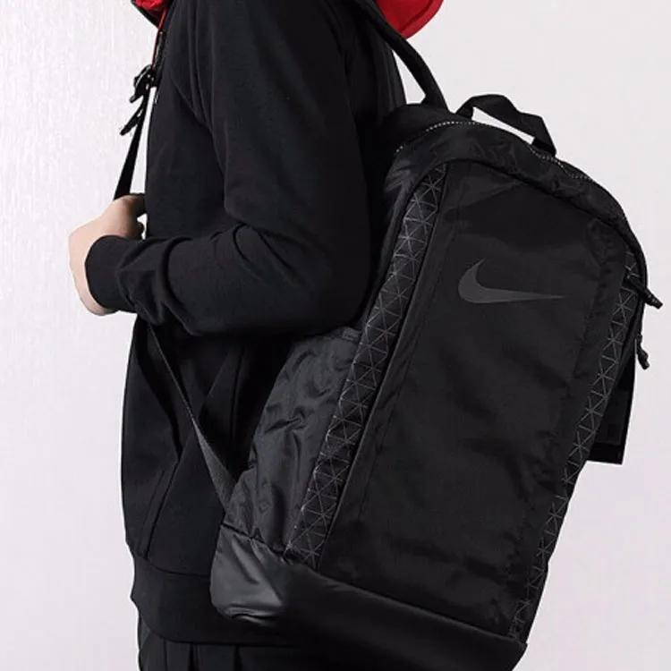 Nike Polyamide Backpack Regular Unisex Pure Black (Unisex) Backpacks BA5541 010