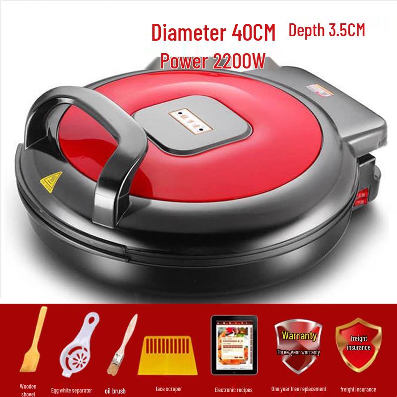 Elektrický palačinkovač s oboustranným ohřevem a prohloubenou plotnou - Komerční a domácí grilovací pánev