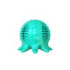 Octopus Shaped Squeaky Dog Chew Toy Bite Resistant Rubber Puppy Toy Teeth Cleaning Gum Care Interactive Pet Toy for