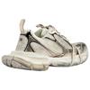 3XL Mesh, Leather Low Top Chunky Sneakers Women's Champagne 734731W3XL59110