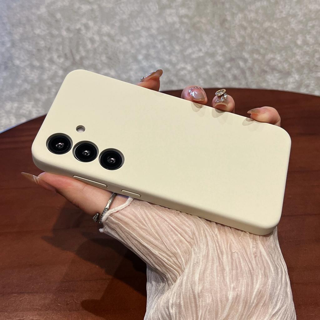 Geeignet für Samsung S25 Magnetische Saug Handyhülle Flüssiges Silikon S25ultra Objektiv Vollabdeckung Anti-Fall Schutzhülle für Männer und Frauen