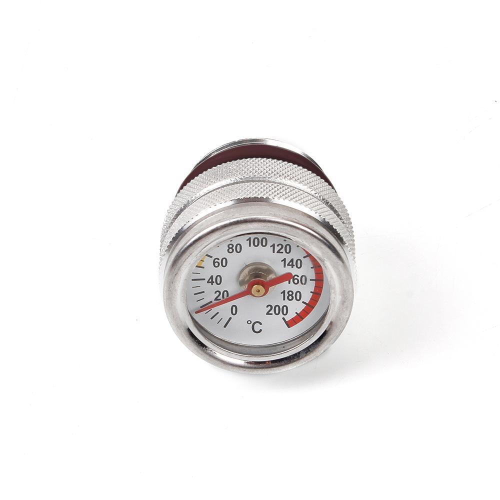 New M30X1.5 Motorcycle Fuel Cap Tank Oil Temperature Gauge Engine Valve Cover Oil Filler Cap For 87-98 Kawasaki 650 KLR CAP021