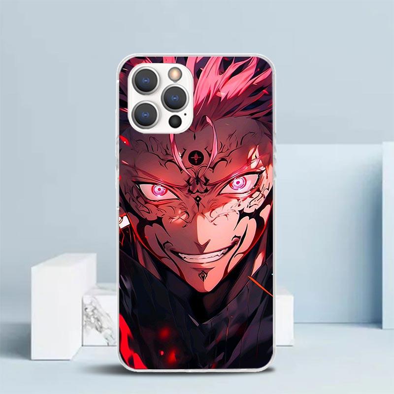 Kaisen J-Jujutsu Itadori Yuji Phone Case For IPhone 16 17 Air 16E 15 14 Plus 13 Mini 12 11 Pro Max 7 8 + SE 2020 Soft TPU Back C