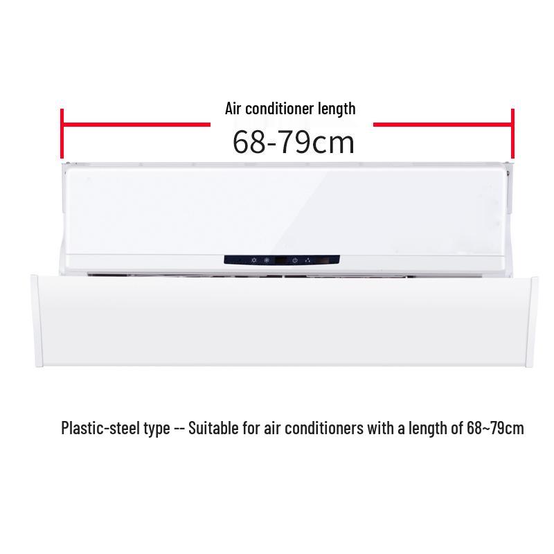 Universal Wall-Mounted Air Conditioner Wind Deflector for Cooling and Windproofing