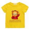 Daniel Tiger’s Neighborhood Children's T-shirts Cotton Cartoon Print Short Sleeve Funny Boys Cute Girls Tees Casual Tops Summer