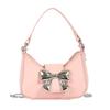 Decoration Bow Mini Handbag Outdoor Trendy Shoulder Bag Womens Crossbody Bag