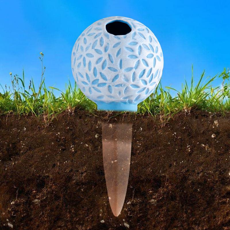 Watering Spikes For Outdoor Plants 4X Automatic Cute Baseball Planter Insert 185ml Irrigation Planter Insert Household Flower